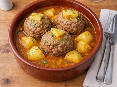 Albóndigas caseras en salsa de la abuela